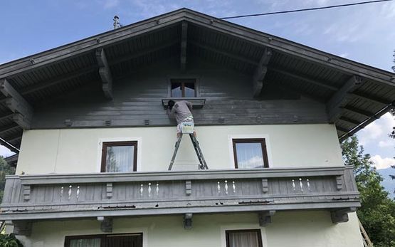 Fassadenbeschichtung Sankt Jakob in Haus